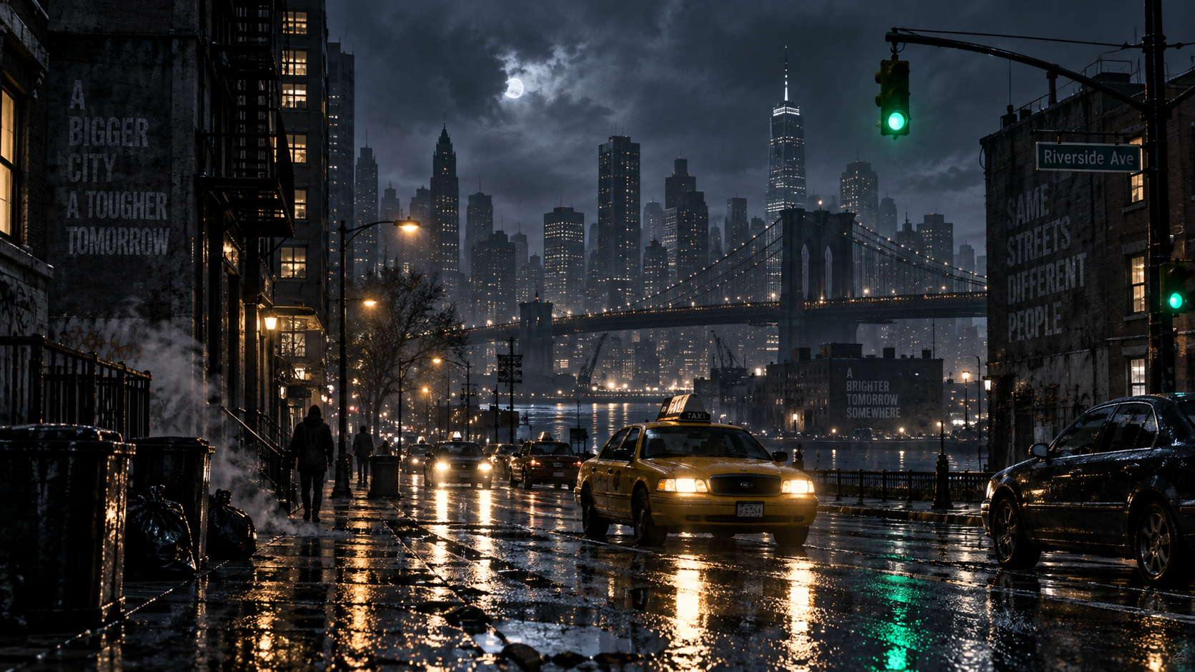 GTA III rainy city cover